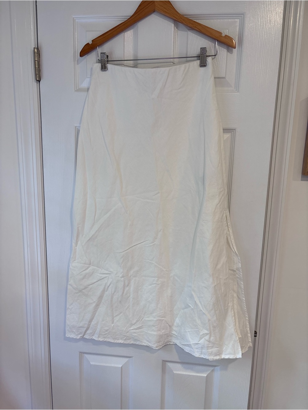 Gap Linen-Blend Maxi Slip Skirt size small NWT